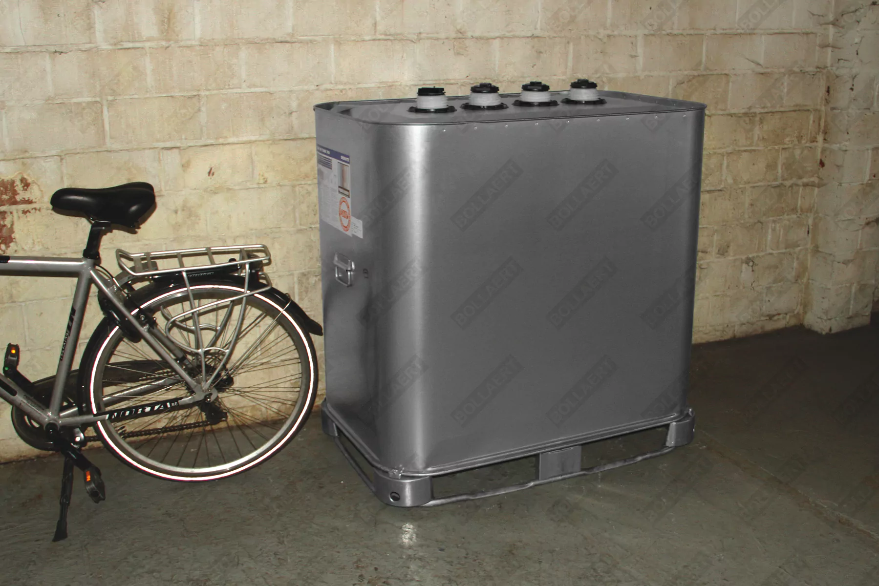 Cuve à mazout GALVA 4 x 700L (=2800L) - jumelage largeur
