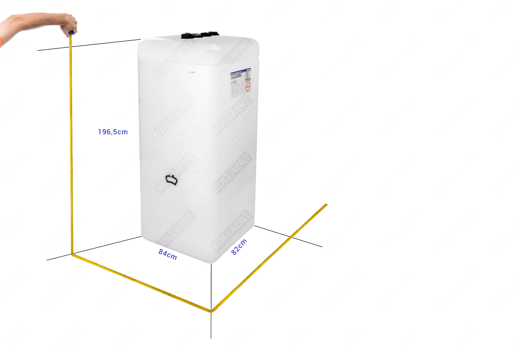 Cuve à mazout PE 1000 litres spécial - aérienne double paroi 3