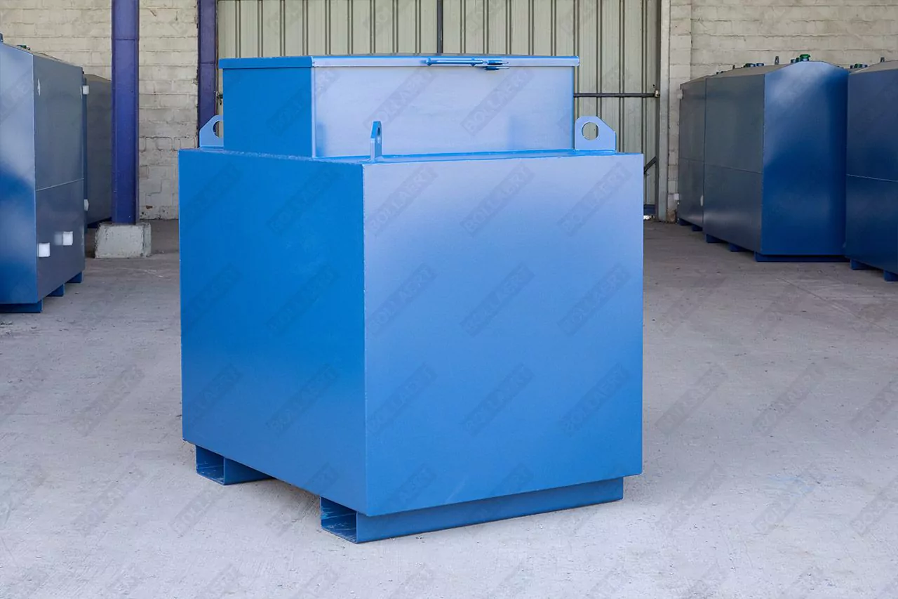Cuve chantier en acier - 1100 litres - avec ou sans pompe 8