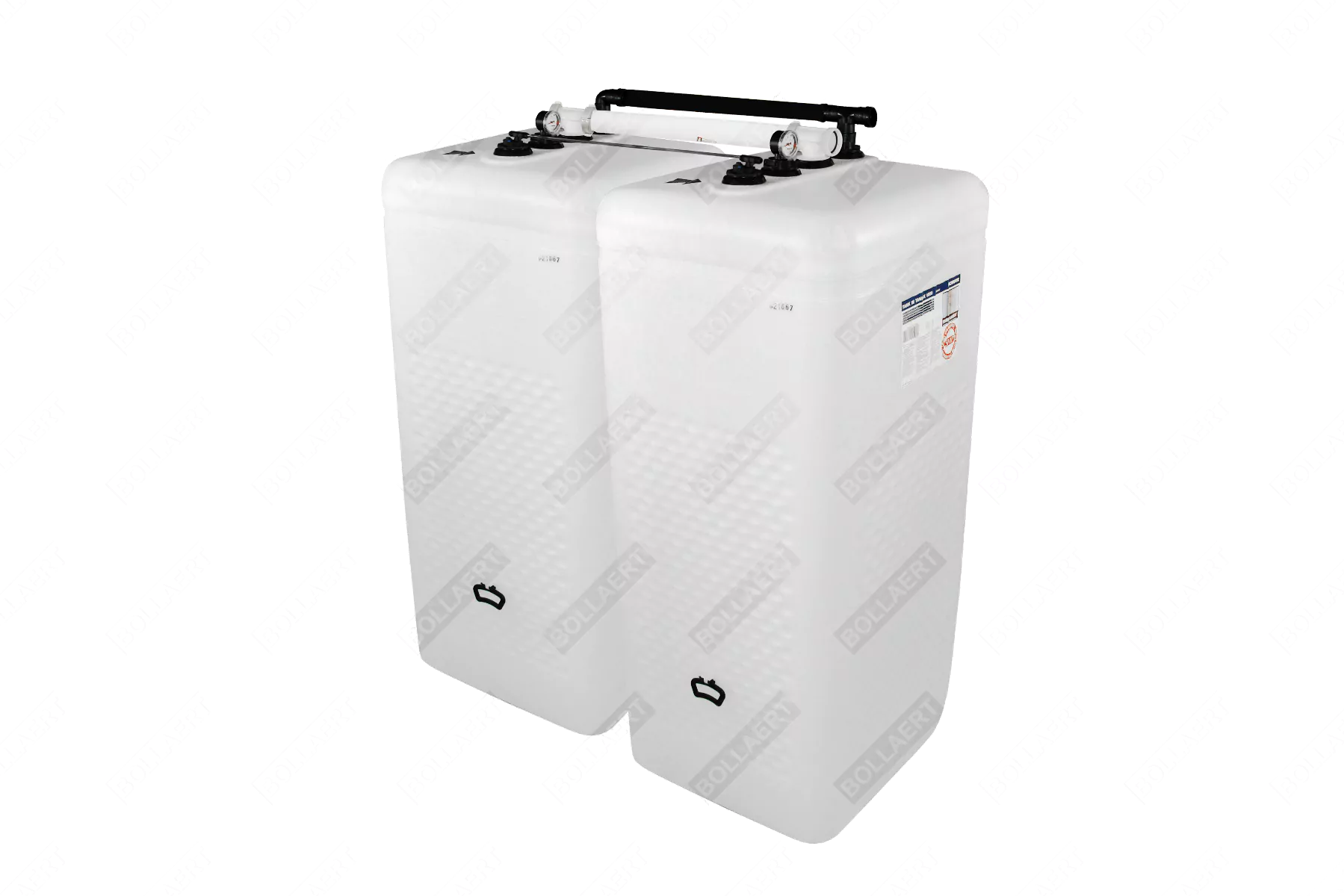 Cuves à mazout PE 2 x 1000L (=2000L) spécial - jumelage largeur 5