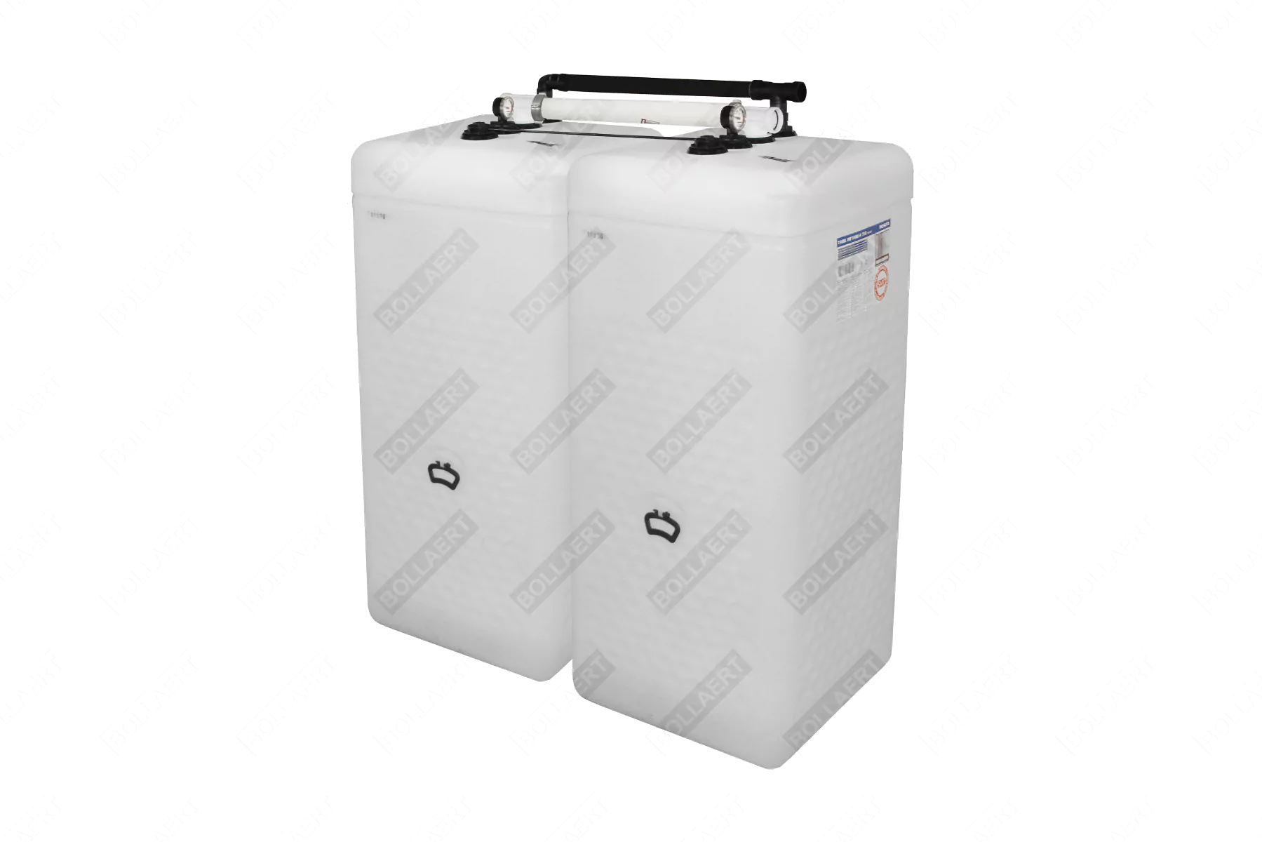 Cuves à mazout PE 2 x 750L (=1500L) spécial - jumelage largeur 5