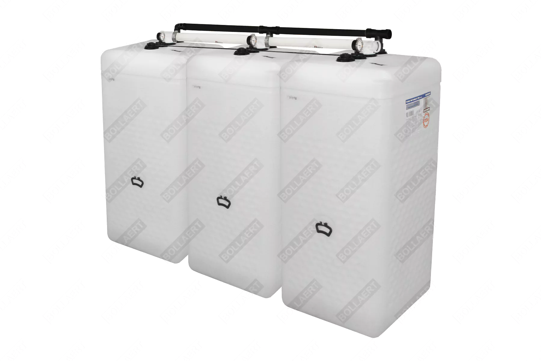 Cuves à mazout PE 3 x 750L (=2250L) spécial - jumelage largeur 5
