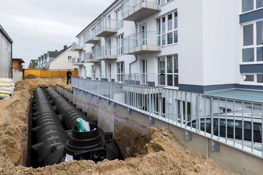 Citerne eau de pluie plate - 20000 litres