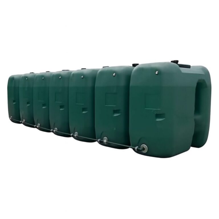 Citerne à eau de pluie rectangulaire aérienne - 6 Cuves de 1000 L