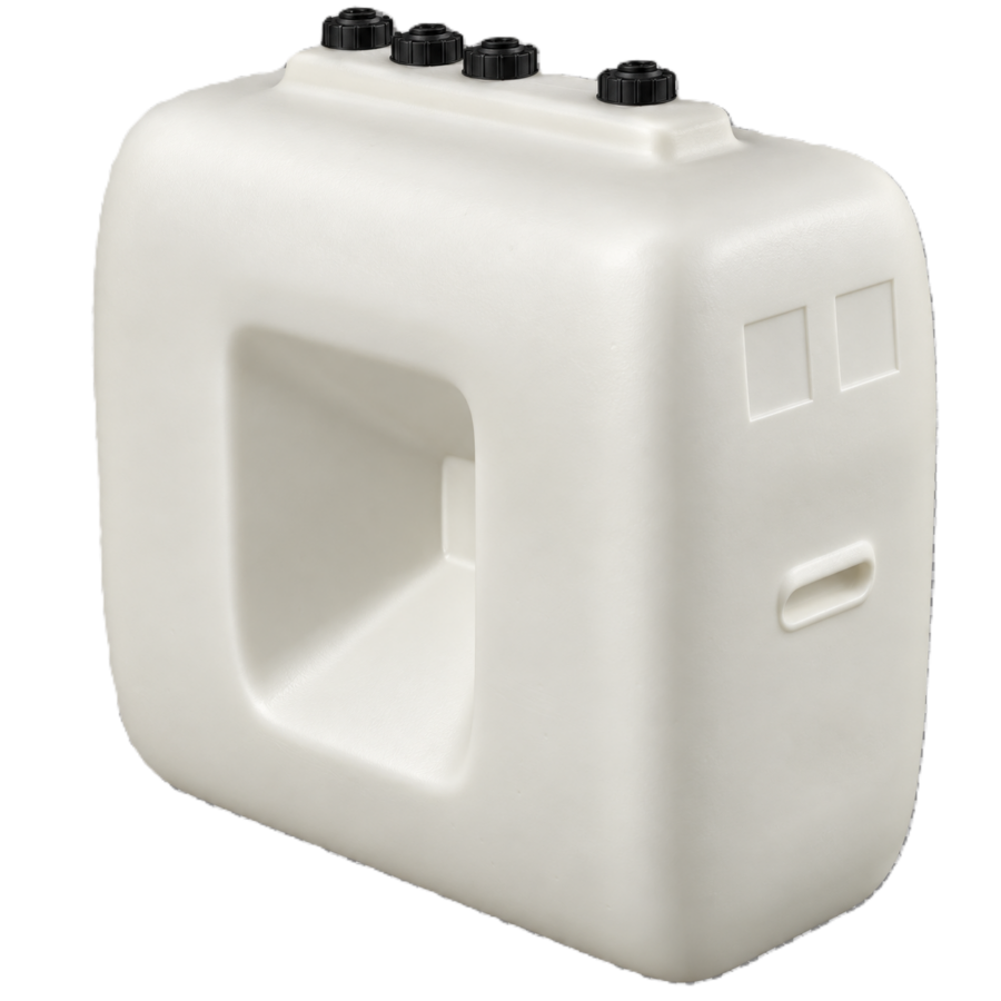 Citerne mazout PE 1000 litres - aérienne simple paroi