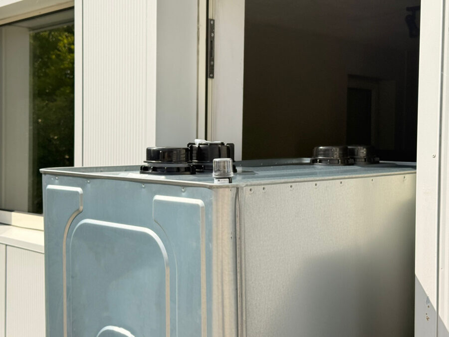 Citerne mazout galvanisée 1000L – aérienne – double paroi