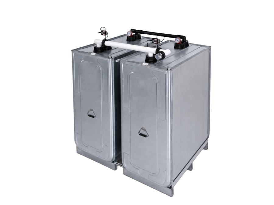 Cuve à mazout GALVA: 2 x 1000L (=2000L) - jumelage
