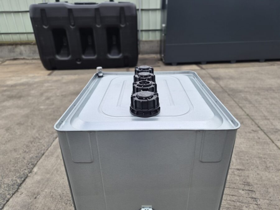 Cuve à mazout galvanisée 400L – À double paroi (métal et plastique)