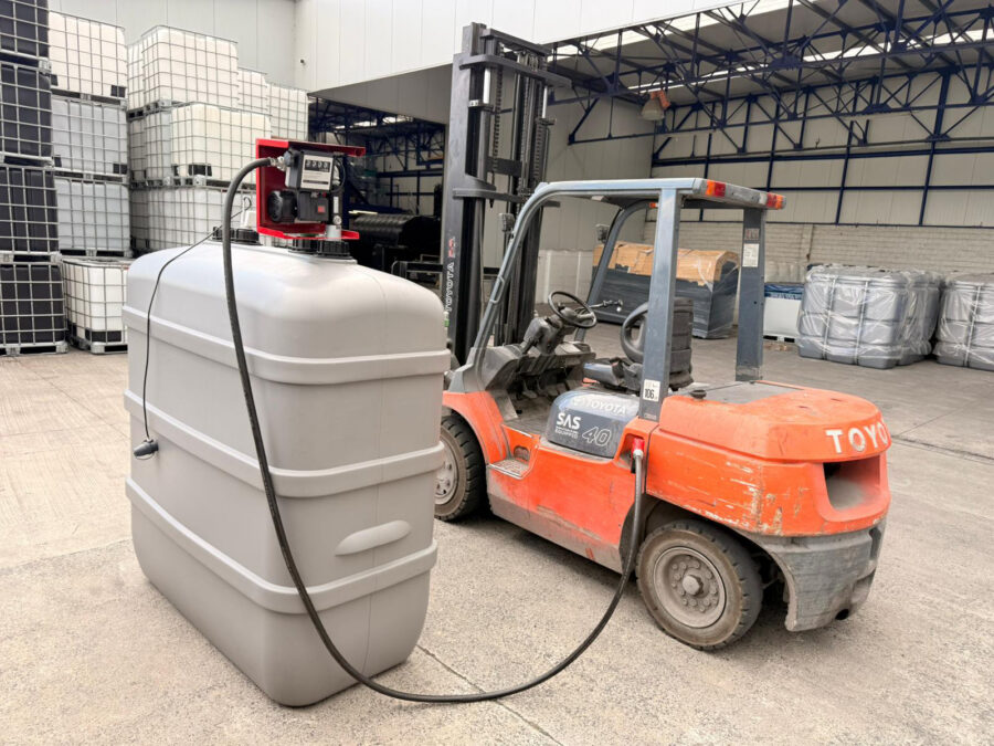 Cuve à mazout 2000 litres à double paroi avec pompe – Résistante aux UV