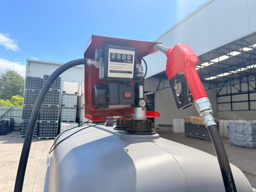 Cuve à mazout 2000 litres à double paroi avec pompe – Résistante aux UV