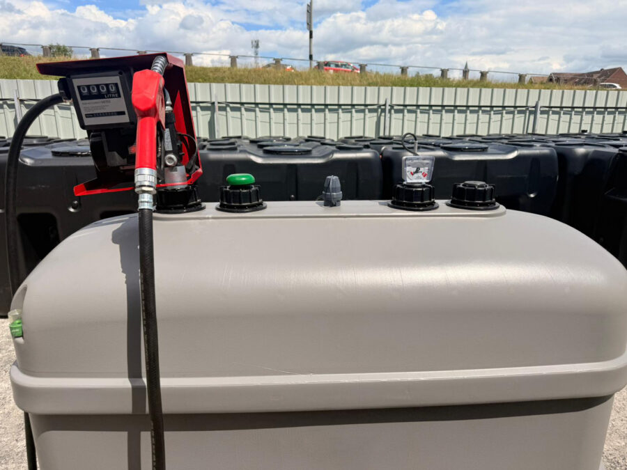 Cuve à mazout 2000 litres à double paroi avec pompe – Résistante aux UV